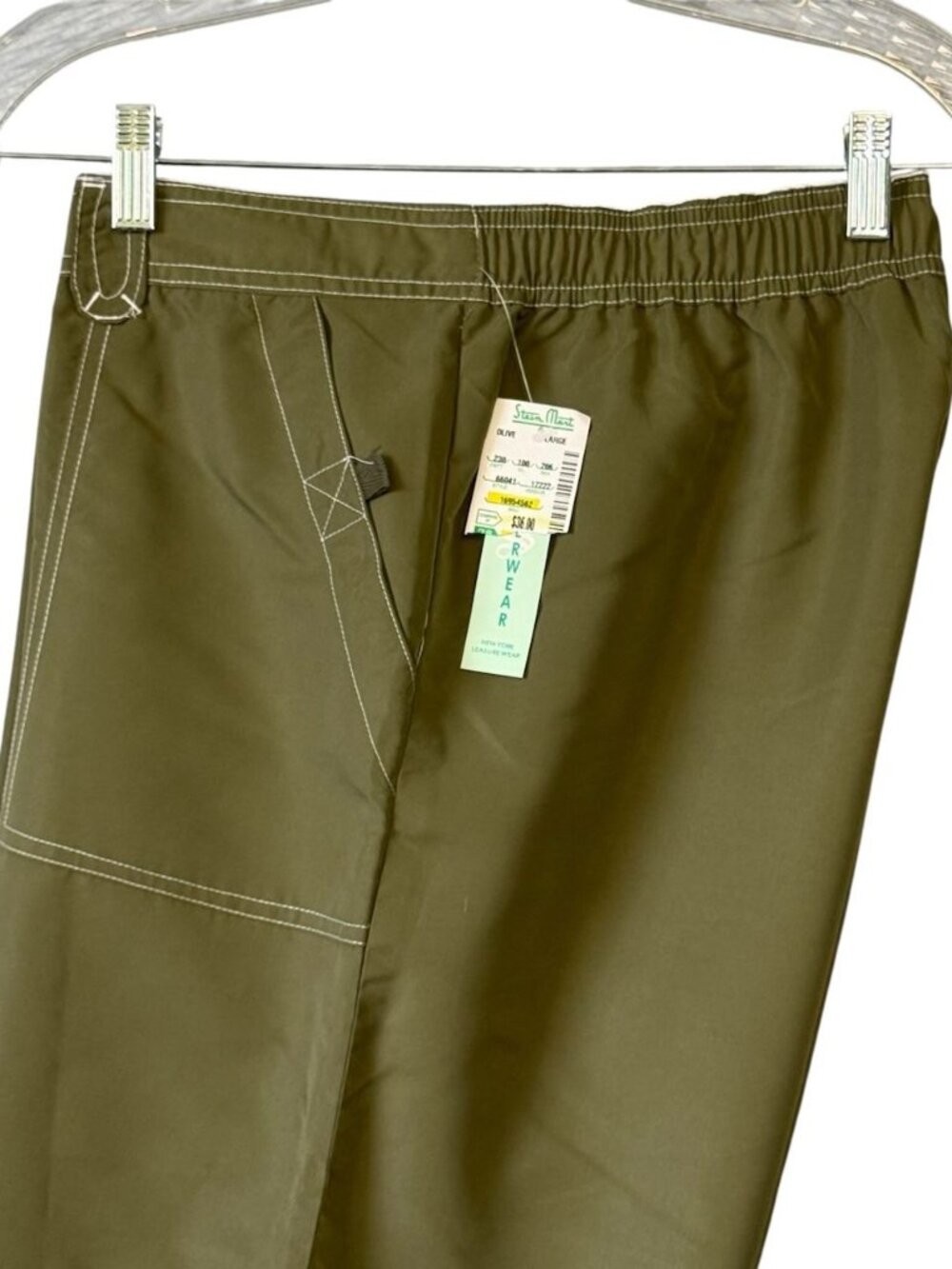 Silverwear Capris Womens Pants Size Large Olive Green Comfy - Picture 6 of 11